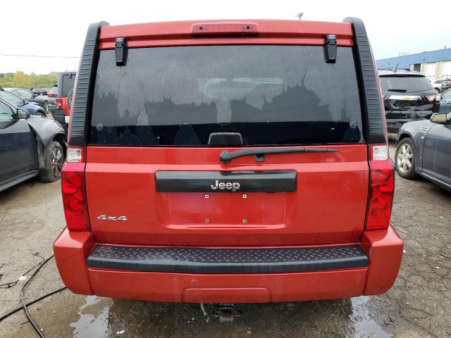 1J8HG48K96C175682 - 2006 JEEP COMMANDER 红色 照片 6