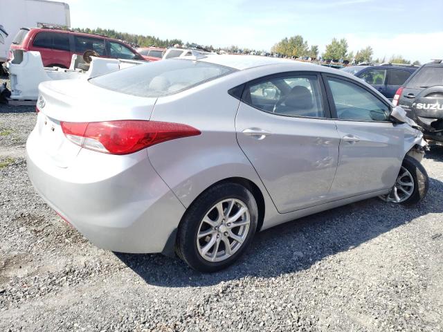 5NPDH4AE6DH312716 - 2013 HYUNDAI ELANTRA GLS SILVER photo 3