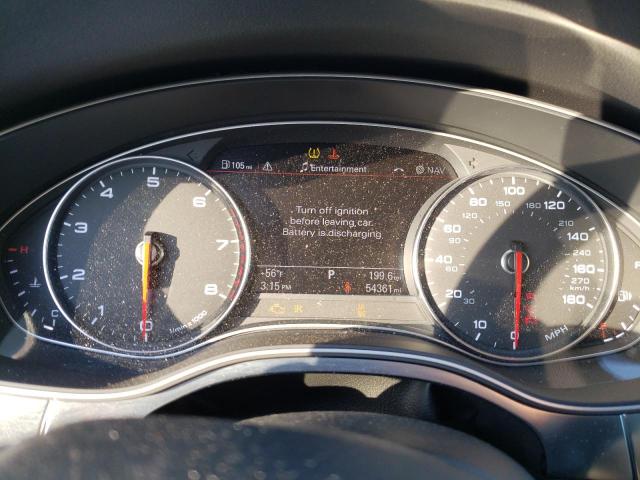 WAUHGAFC6EN111889 - 2014 AUDI A6 PRESTIGE GRAY photo 9