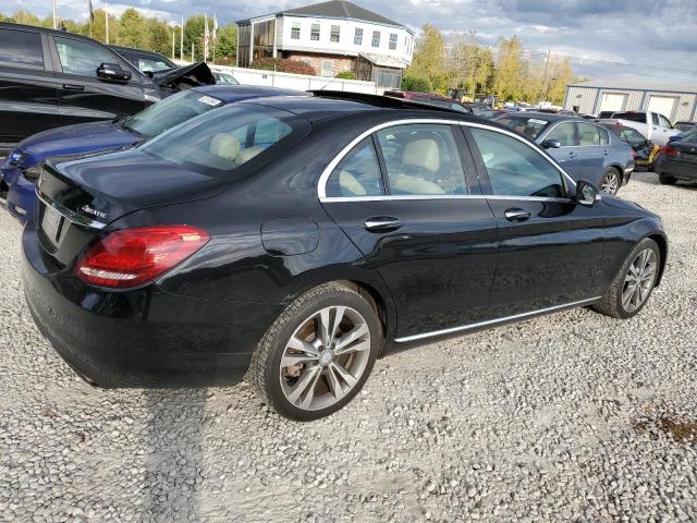 55SWF4KB5FU006903 - 2015 MERCEDES-BENZ C 300 4MATIC BLACK photo 3