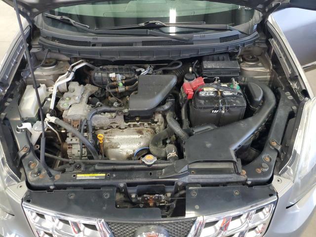 JN8AS5MVXEW713336 - 2014 NISSAN ROGUE SELE S GRAY photo 12