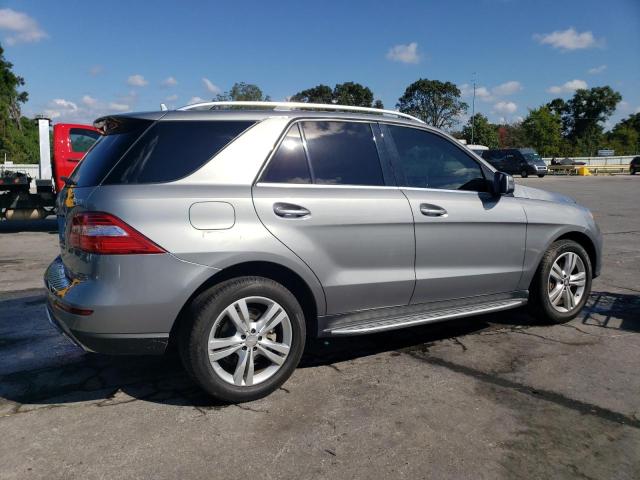 4JGDA5HB0EA357287 - 2014 MERCEDES-BENZ ML 350 4MATIC SILVER photo 3