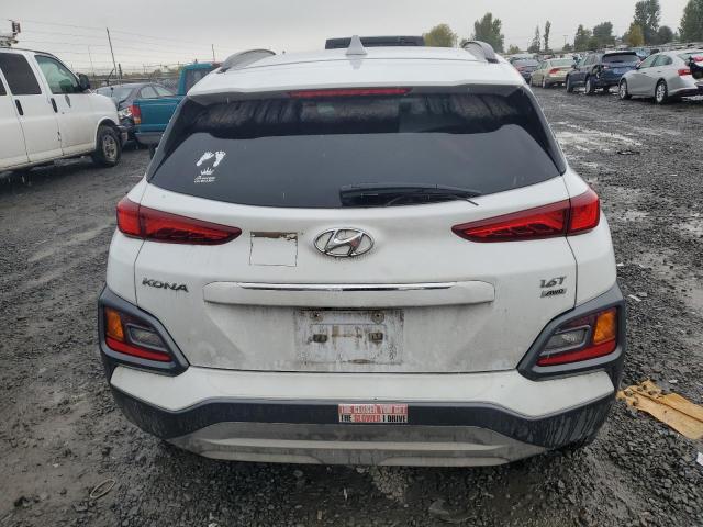 KM8K3CA59KU332439 - 2019 HYUNDAI KONA LIMITED WHITE photo 6