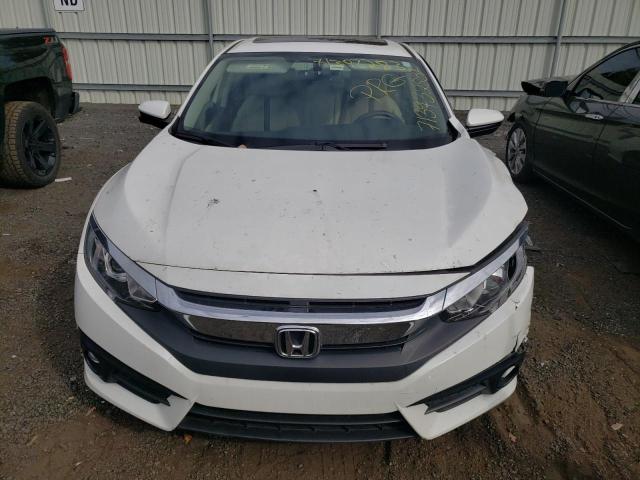 JHMFC1F71JX040025 - 2018 HONDA CIVIC EXL WHITE photo 5