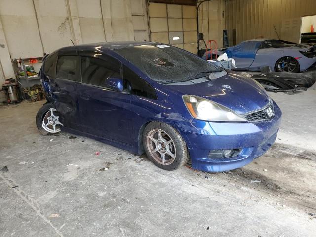 JHMGE8G5XCC023643 - 2012 HONDA FIT SPORT BLUE photo 4