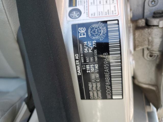 WDDGF8AB8EA959648 - 2014 MERCEDES-BENZ C 300 4MATIC SILVER photo 12