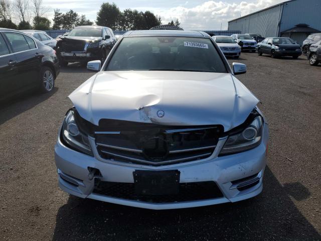 WDDGF8AB8EA959648 - 2014 MERCEDES-BENZ C 300 4MATIC SILVER photo 5