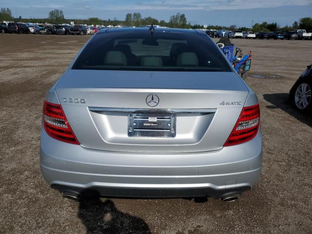 WDDGF8AB8EA959648 - 2014 MERCEDES-BENZ C 300 4MATIC SILVER photo 6