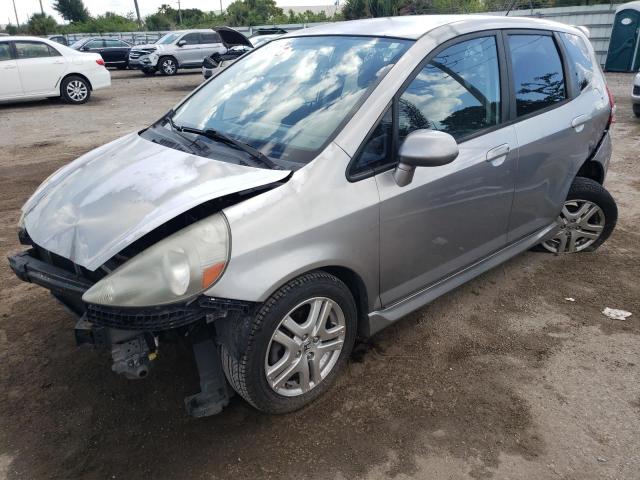 JHMGD38638S069129 - 2008 HONDA FIT SPORT SILVER photo 1