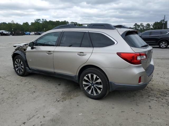 4S4BSBLC6G3247855 - 2016 SUBARU OUTBACK 2.5I LIMITED BEIGE photo 2