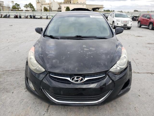 KMHDH4AE5DU855900 - 2013 HYUNDAI ELANTRA GLS BLACK photo 5