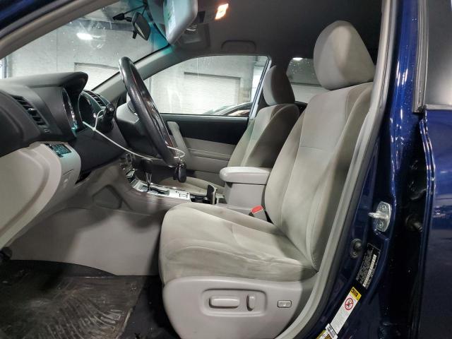 5TDBK3EH7CS121371 - 2012 TOYOTA HIGHLANDER BASE Blau Foto 7