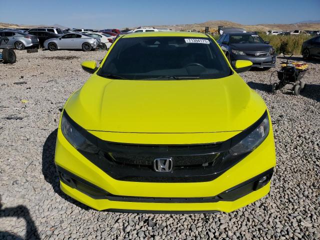 2HGFC4B80KH302139 - 2019 HONDA CIVIC SPORT 黄色 照片 5