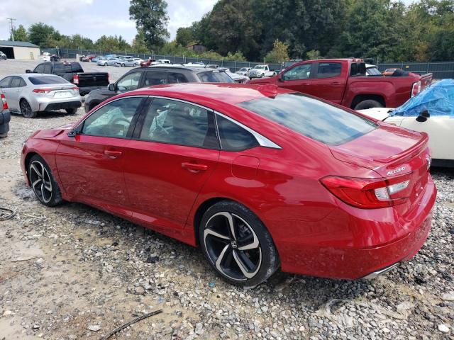 1HGCV1F31JA046343 - 2018 HONDA ACCORD SPORT Красный фото 2