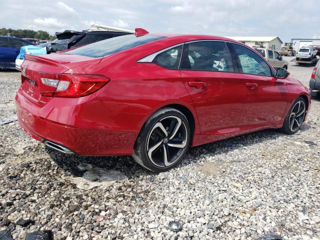 1HGCV1F31JA046343 - 2018 HONDA ACCORD SPORT Красный фото 3