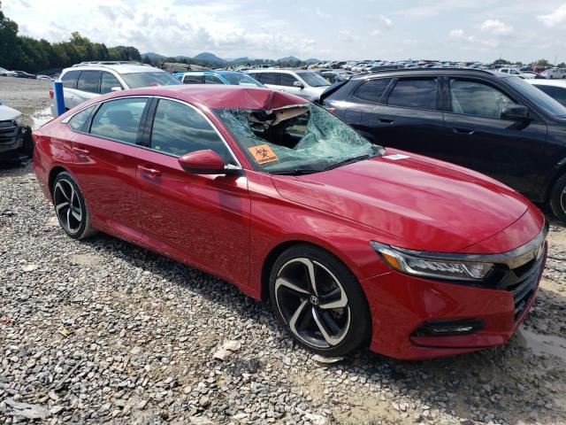 1HGCV1F31JA046343 - 2018 HONDA ACCORD SPORT Красный фото 4