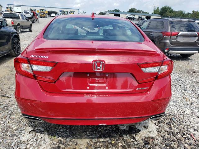 1HGCV1F31JA046343 - 2018 HONDA ACCORD SPORT Красный фото 6