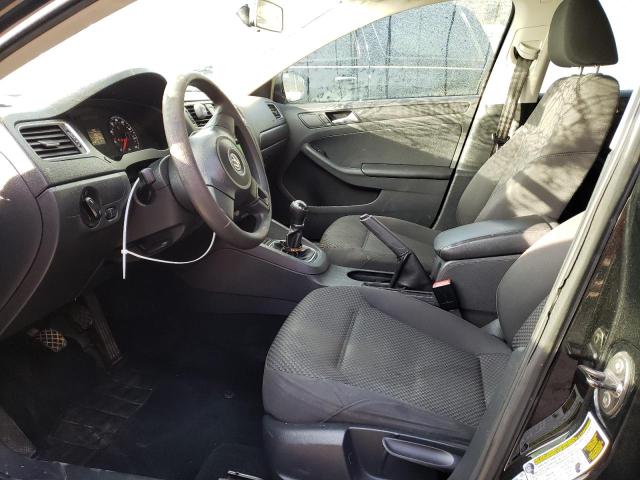 3VW1K7AJ5DM284921 - 2013 VOLKSWAGEN JETTA BASE أسود صورة 7
