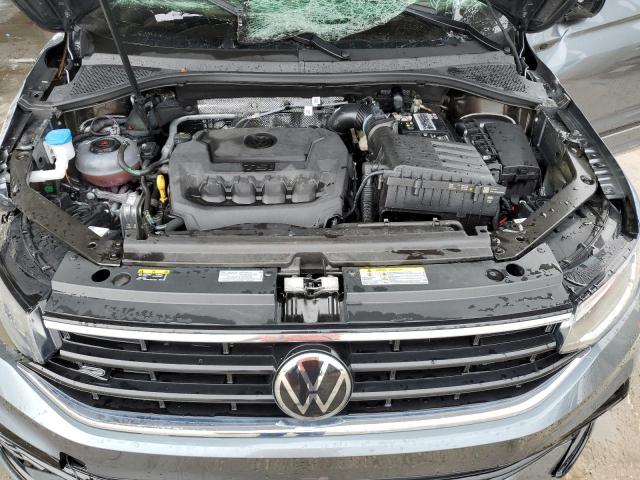 3VVCB7AX6NM046501 - 2022 VOLKSWAGEN TIGUAN SE R-LINE BLACK GRAY photo 12