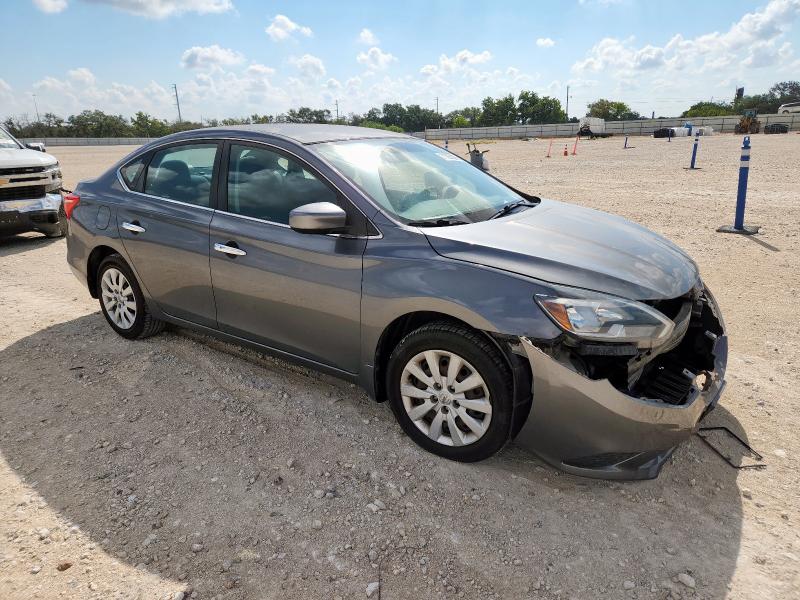 3N1AB7AP2HL713034 - 2017 NISSAN SENTRA S GRAY photo 4