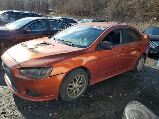 JA3AV66VX9U038884 - 2009 MITSUBISHI LANCER RALLIART ORANGE photo 1