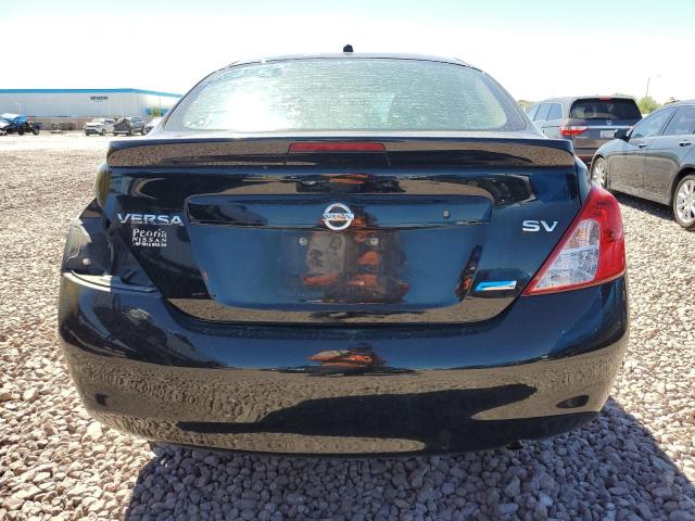 3N1CN7APXEL826760 - 2014 NISSAN VERSA S BLACK photo 6