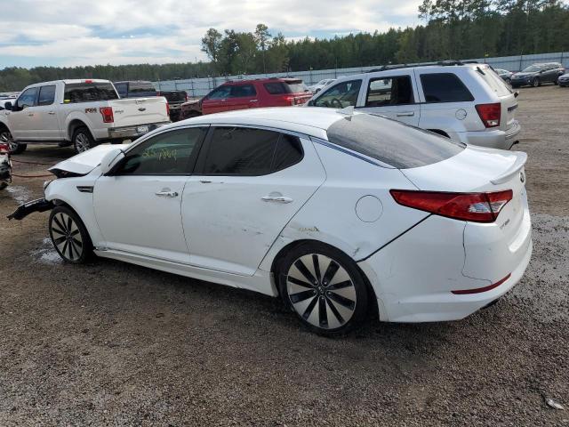 5XXGR4A63DG131409 - 2013 KIA OPTIMA SX WHITE photo 2