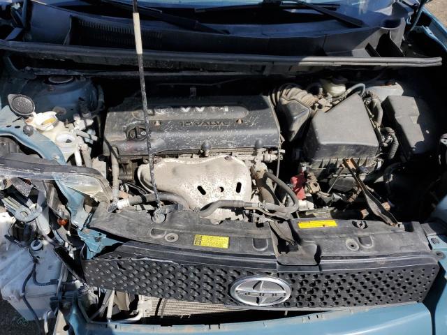 JTLKE50E781016225 - 2008 TOYOTA SCION XB GREEN photo 11