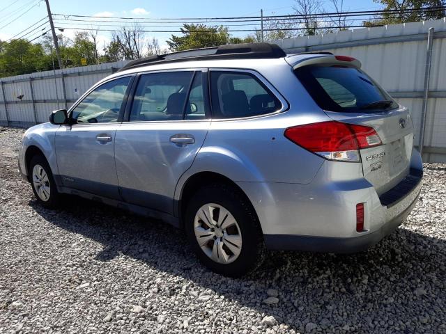 4S4BRBAC1D3254688 - 2013 SUBARU OUTBACK 2.5I SILVER photo 2