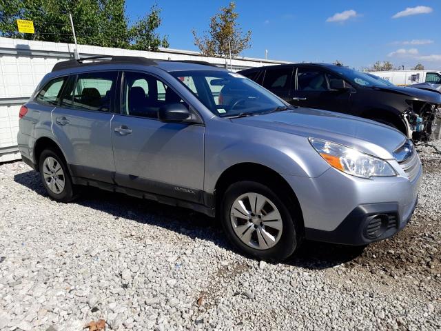 4S4BRBAC1D3254688 - 2013 SUBARU OUTBACK 2.5I SILVER photo 4