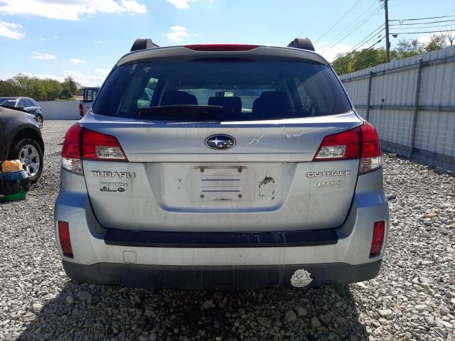 4S4BRBAC1D3254688 - 2013 SUBARU OUTBACK 2.5I SILVER photo 6