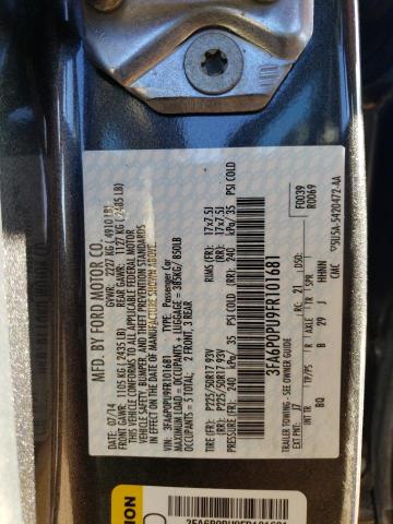 3FA6P0PU9FR101681 - 2015 FORD FUSION SE PHEV GRAY photo 12