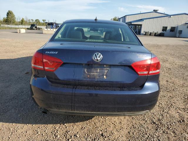 1VWAP7A36DC127337 - 2013 VOLKSWAGEN PASSAT S BLUE photo 6