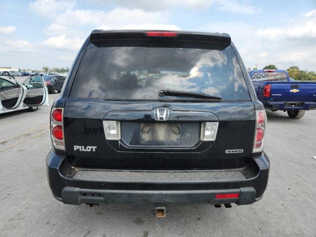 5FNYF18597B016815 - 2007 HONDA PILOT EXL BLACK photo 6