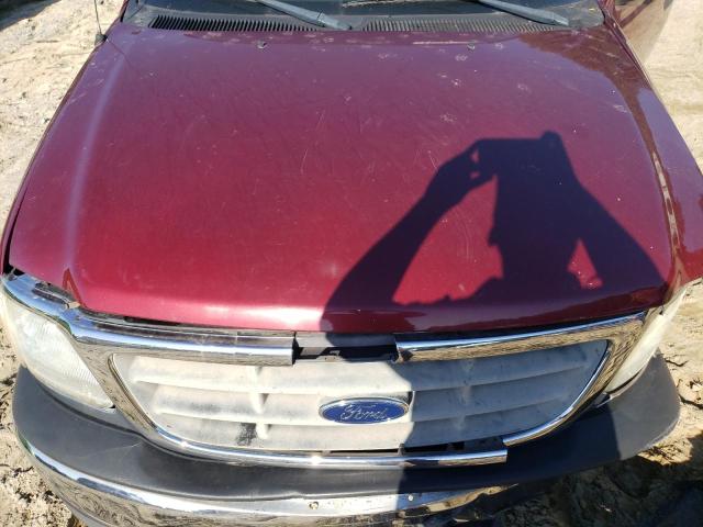 2FTRF17283CA49382 - 2003 FORD F150 RED photo 11