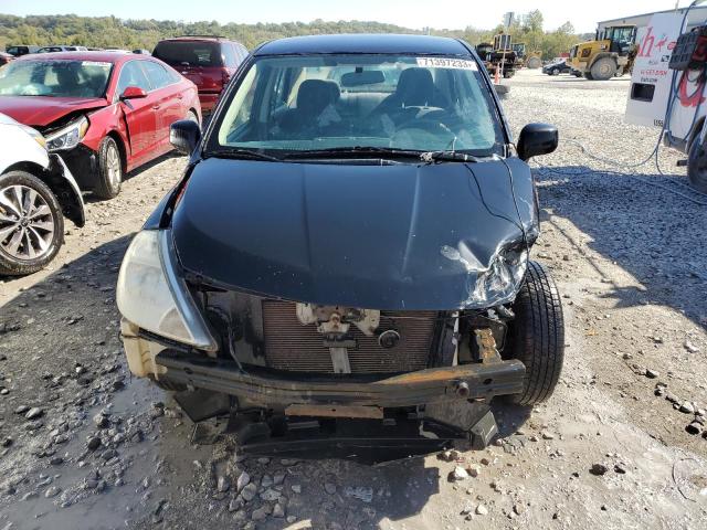 3N1BC11E37L420576 - 2007 NISSAN VERSA S BLACK photo 5