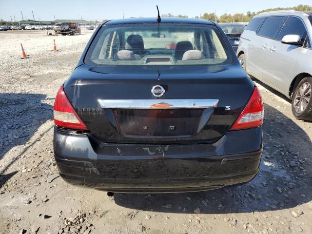 3N1BC11E37L420576 - 2007 NISSAN VERSA S BLACK photo 6