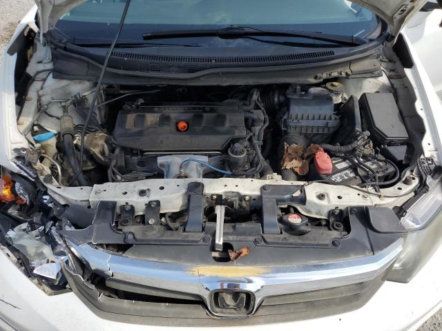 2HGFB2F80CH330364 - 2012 HONDA CIVIC EX WHITE photo 11