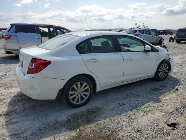 2HGFB2F80CH330364 - 2012 HONDA CIVIC EX WHITE photo 3