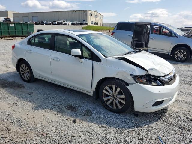 2HGFB2F80CH330364 - 2012 HONDA CIVIC EX WHITE photo 4