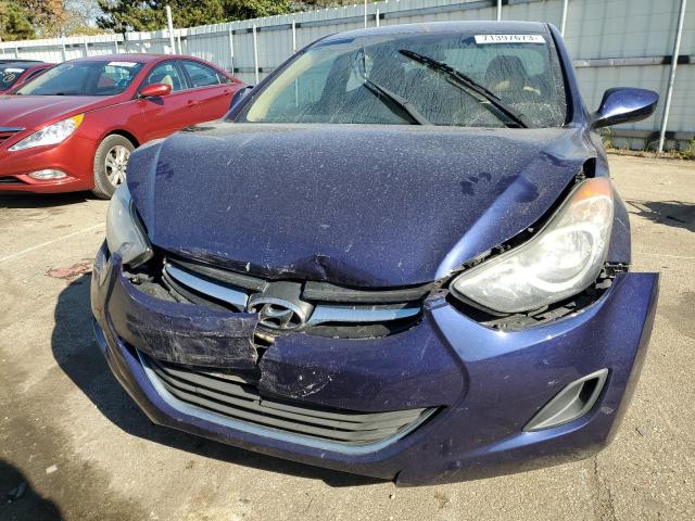 5NPDH4AE5DH304820 - 2013 HYUNDAI ELANTRA GLS BLUE photo 5