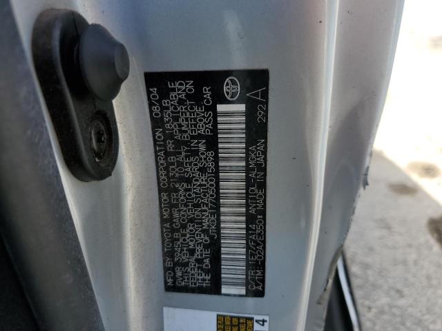 JTKDE177050015898 - 2005 TOYOTA SCION TC SILVER photo 12