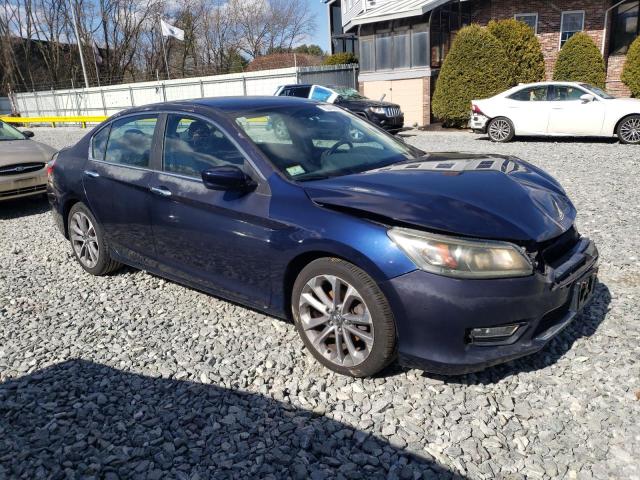 1HGCR2F53DA136626 - 2013 HONDA ACCORD SPORT 蓝色 照片 8