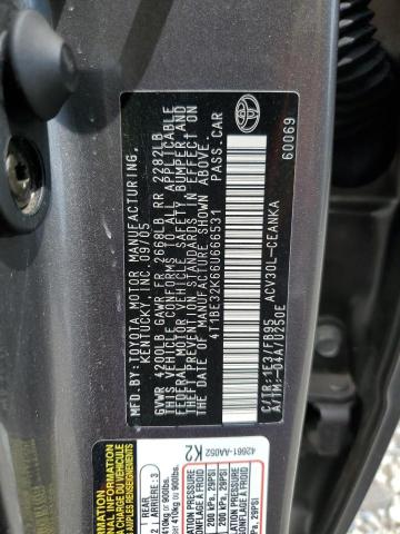 4T1BE32K66U666531 - 2006 TOYOTA CAMRY LE GRAY photo 13
