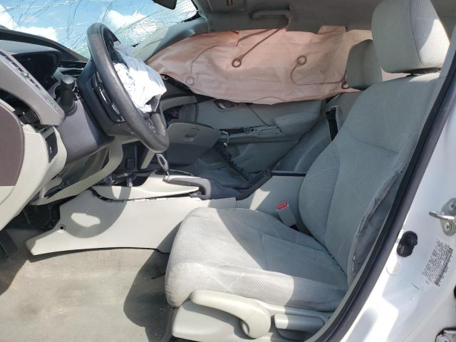 19XFB2F56CE002818 - 2012 HONDA CIVIC LX თეთრი ფოტო 7