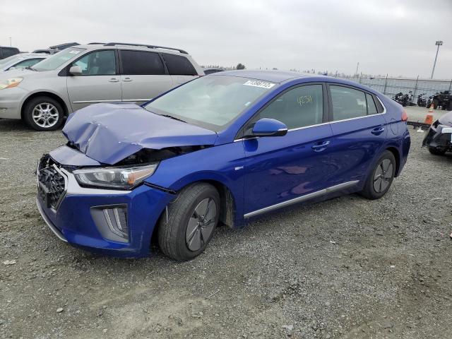 KMHC75LC3LU240244 - 2020 HYUNDAI IONIQ SE BLUE photo 1