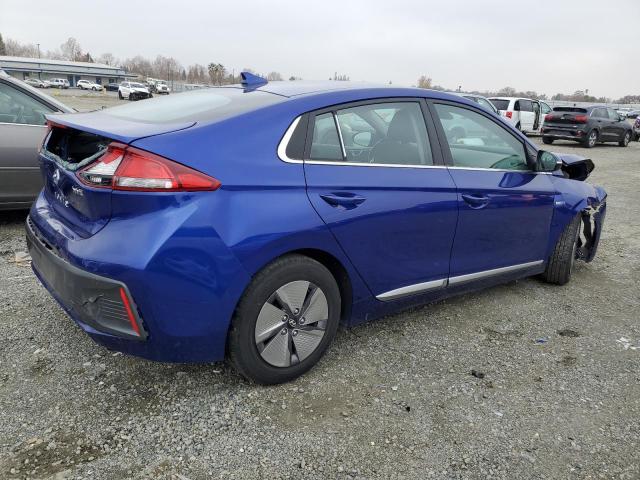 KMHC75LC3LU240244 - 2020 HYUNDAI IONIQ SE BLUE photo 3