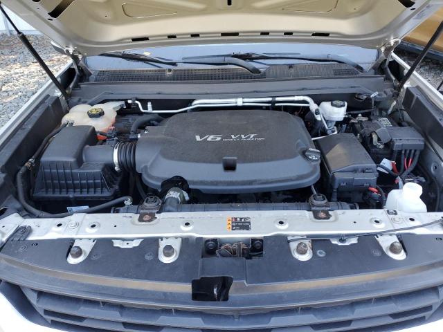 1GCGTBEN4K1166038 - 2019 CHEVROLET COLORADO SILVER photo 11