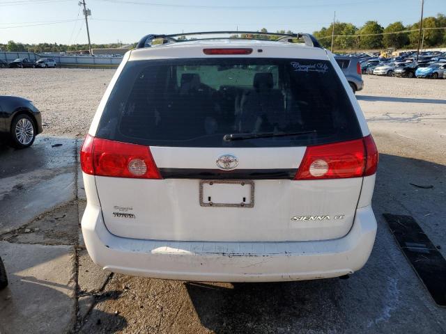 5TDZK23CX7S081325 - 2007 TOYOTA SIENNA CE WHITE photo 6