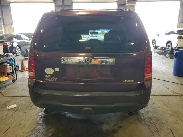 5FNYF4H50EB028236 - 2014 HONDA PILOT EXL BURGUNDY photo 6